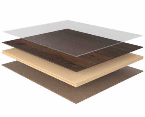 Layers in Engineered hardwood at Hicks Flooring